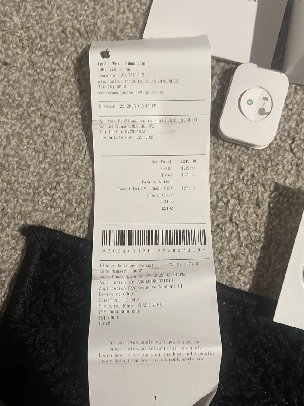 Apple White AirPods Pro Packaging Bundle with Accessories